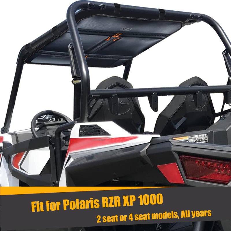 Sresk Roof Bag Large Capacity Overhead Tool Storage Bag Fit for Polaris RZR XP 1000 2 seat or 4 seat models, all years (Black A) - Image 3